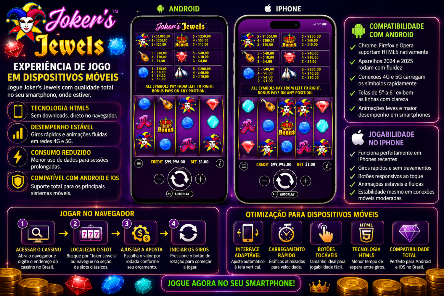experiencia de jogo em dispositivos moveis