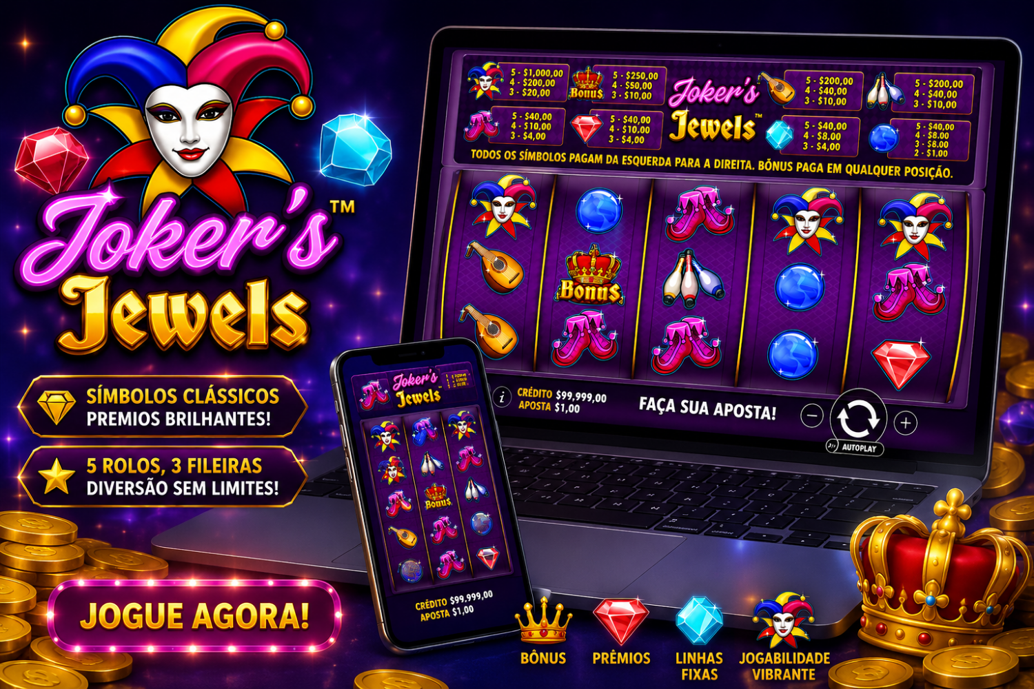 jokers jewels analise da slot